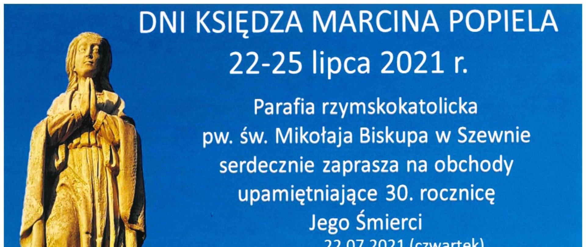 DNI KSIĘDZA MARCINA POPIELA