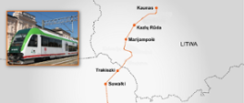 Mapa trasy pociągu