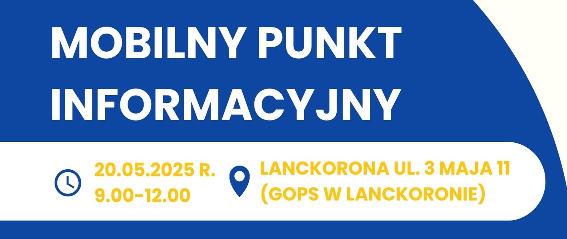 Ulotka Mobilny Punkt Informacyjny