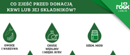 co jeść przed donacją