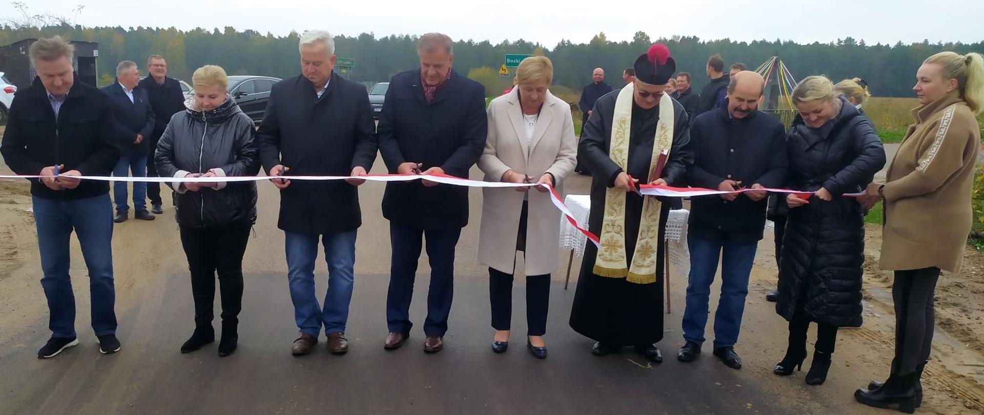 Uroczyste oddanie do użytku przebudowanej drogi powiatowej Truski – Olszewo 
