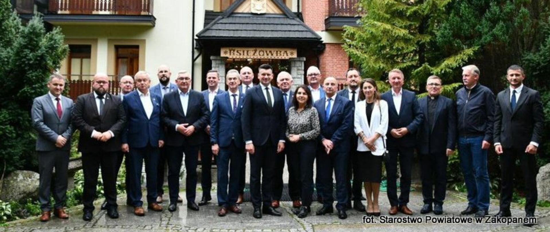 Obrady konwentu Powiatów Województwa Małopolskiego