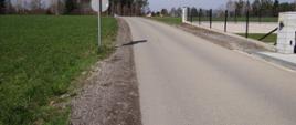 Remont poboczy na drodze gminnej Smalcówka w miejscowości Rokiciny Podhalańskie. 