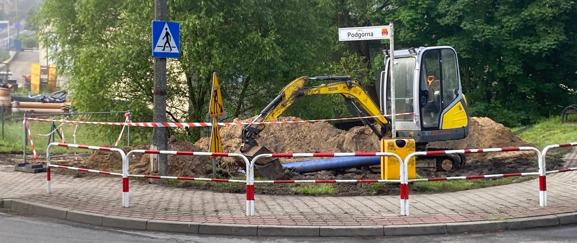 Modernizacja sieci wodociągowych na ulicy Podgórnej 