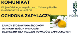 Komunikat dotyczący stosowania środków ochrony roślin – ochrona pszczół i owadów zapylających