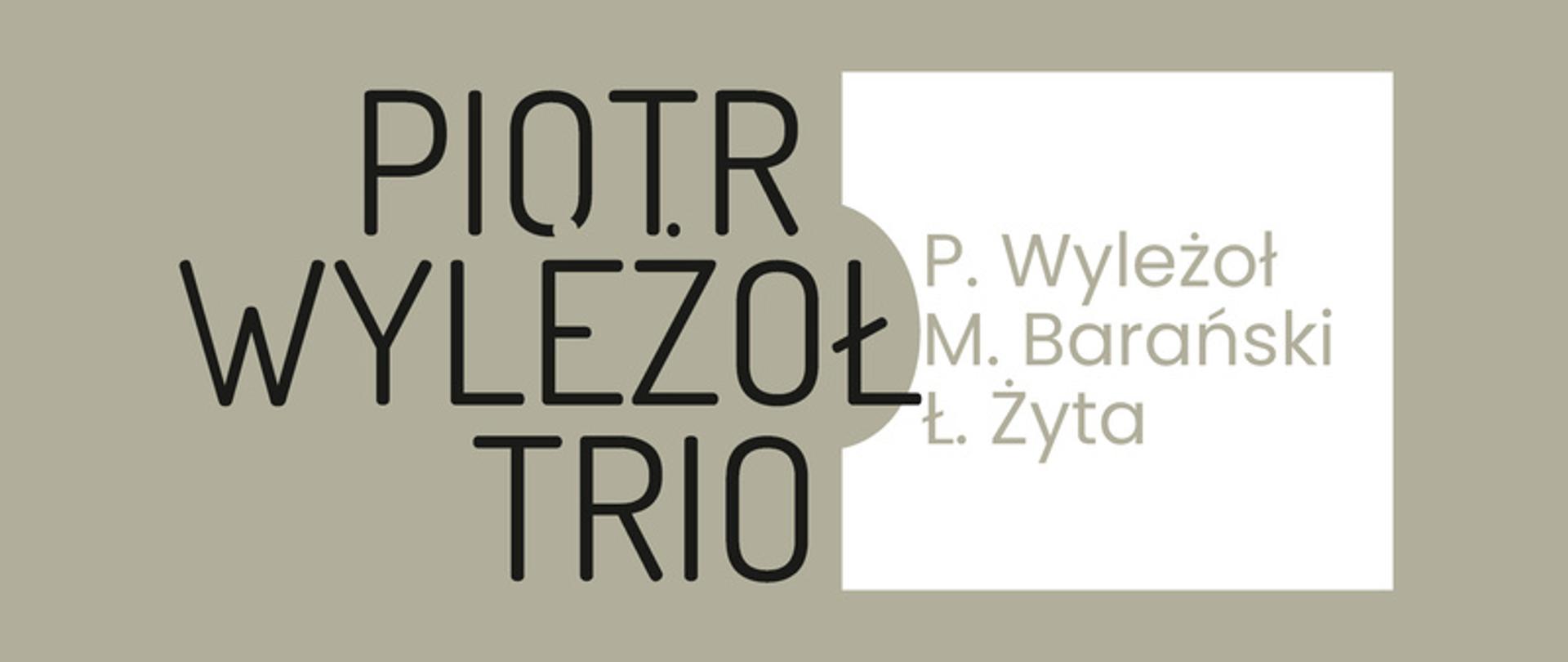 Plakat - koncert jazzowy Cho-Jazz. Piotr Wyleżoł Trio. 