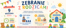 Informacja o zebraniu z rodzicami