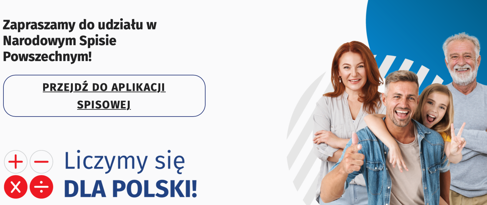 Zapraszamy do udziału w Narodowym Spisie Powszechnym!