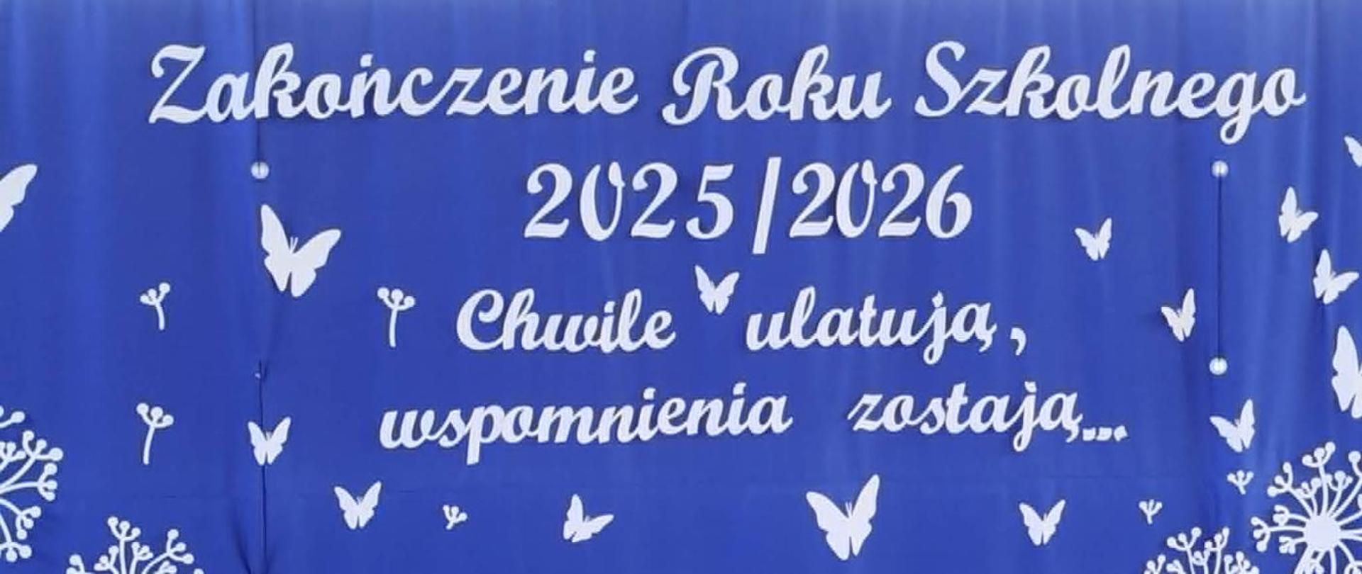 Zakończenie roku szkolnego.