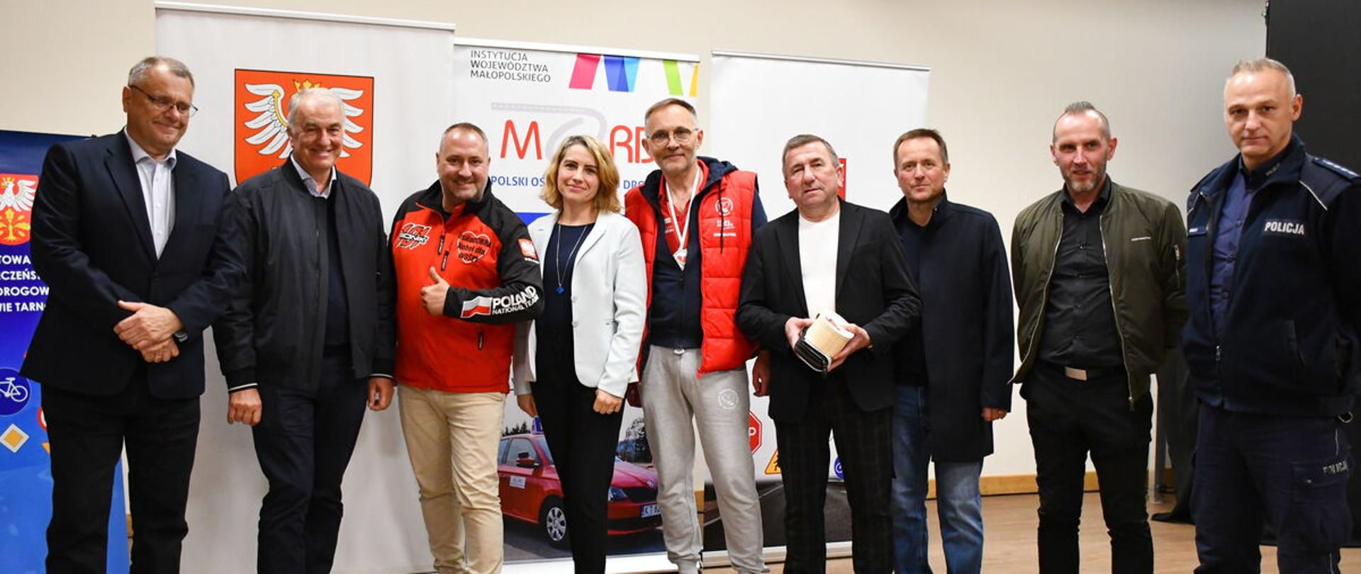 Organizatorzy konferencji „Bezpieczna jesień na drodze”