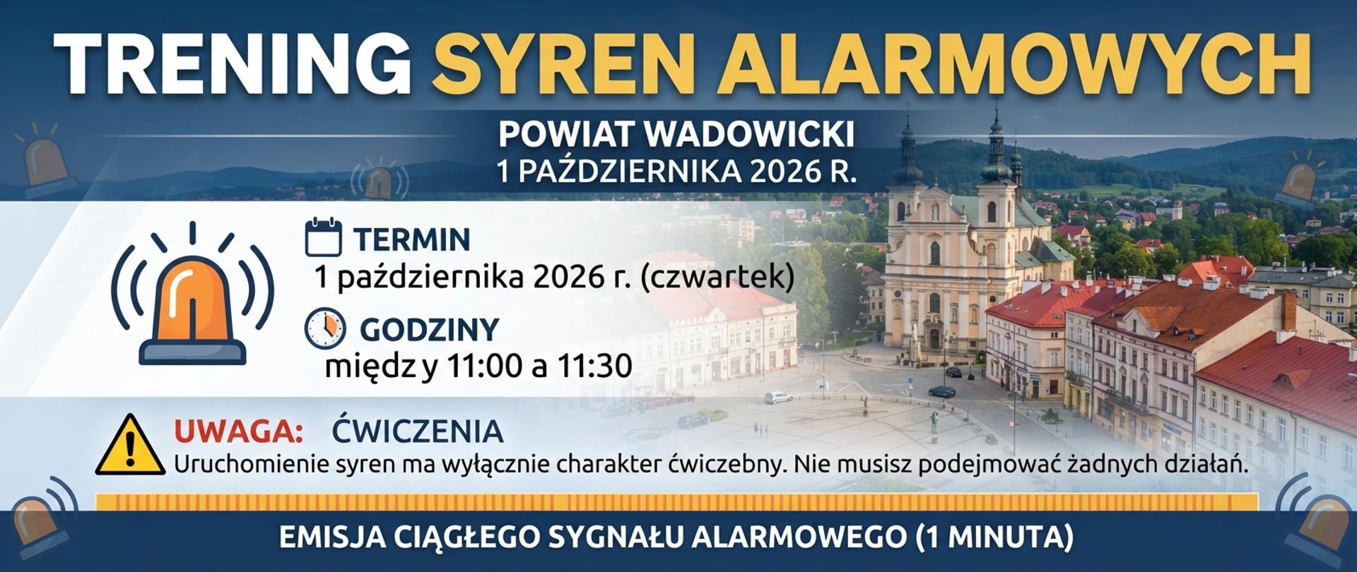 Trening syren alarmowych
