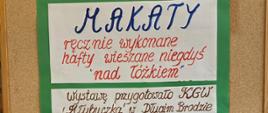 Tablica informacyjna o makatkach