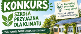 Plakat informujący o konkursie