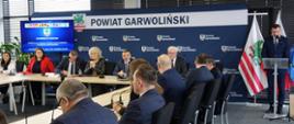 Fot. 6 Konferencja prasowa w Garwolinie, 16.01.2023