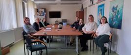 Uczestnicy szkolenia w Hufcu Pracy