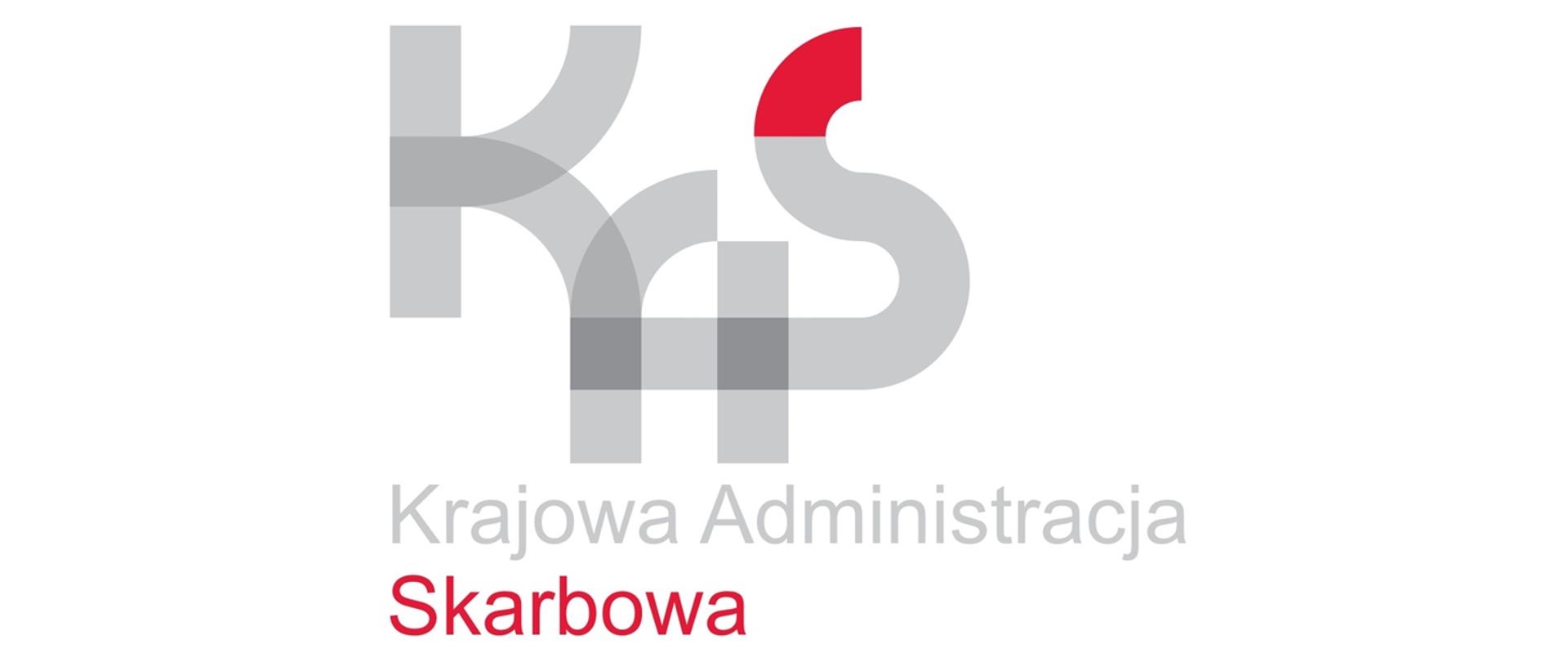 grafika przedstawia Logo Krajowej Administracji Skarbowej, na grafice znajduje się napis KAS Krajowa Administracja Skarbowa
