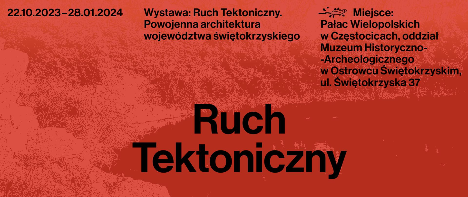 Wystawa "Ruch Tektoniczny" w Pałacu Wielopolskich w Częstocicach