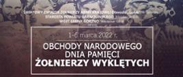 Obchody Narodowego Dnia Pamięci Żołnierzy Wyklętych - plakat