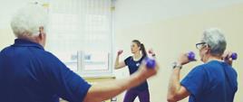 Zajęcia cardio w hajnowskim SP ZOZ