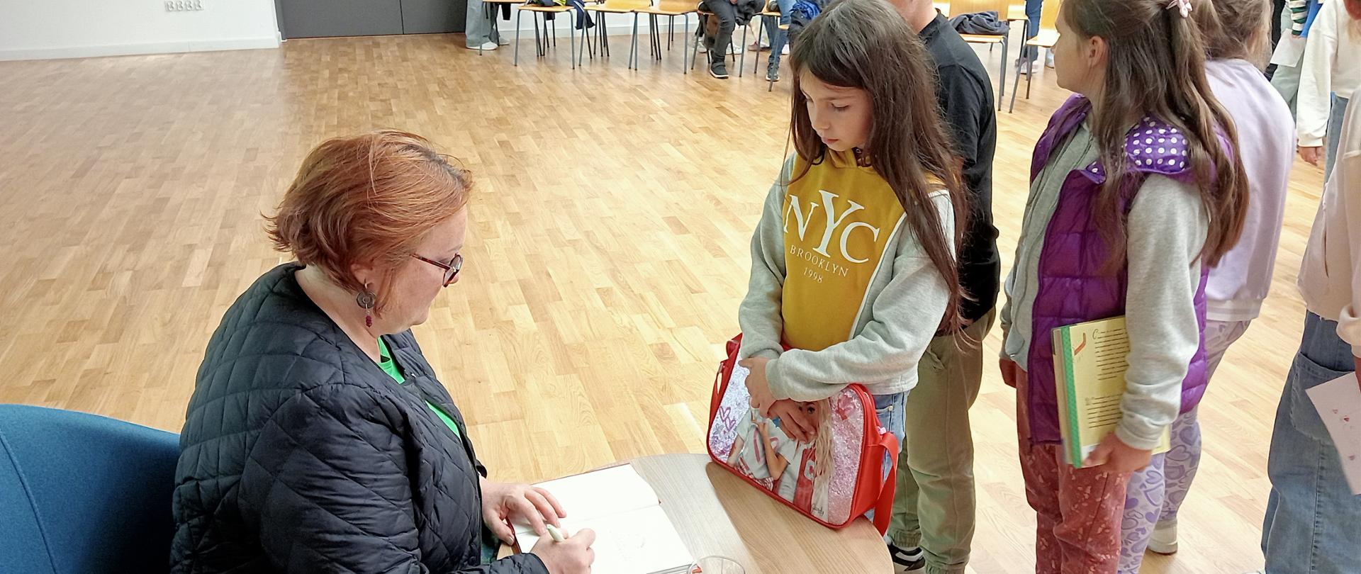 Spotkanie autorskie z Justyną Bednarek