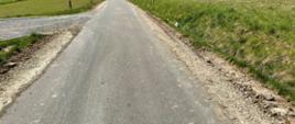 Wyremontowane pobocza przy drodze gminnej Lubenia-Cyb