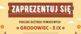 plakat szukamy wystawców na Dożynki Powiatu Polkowickiego