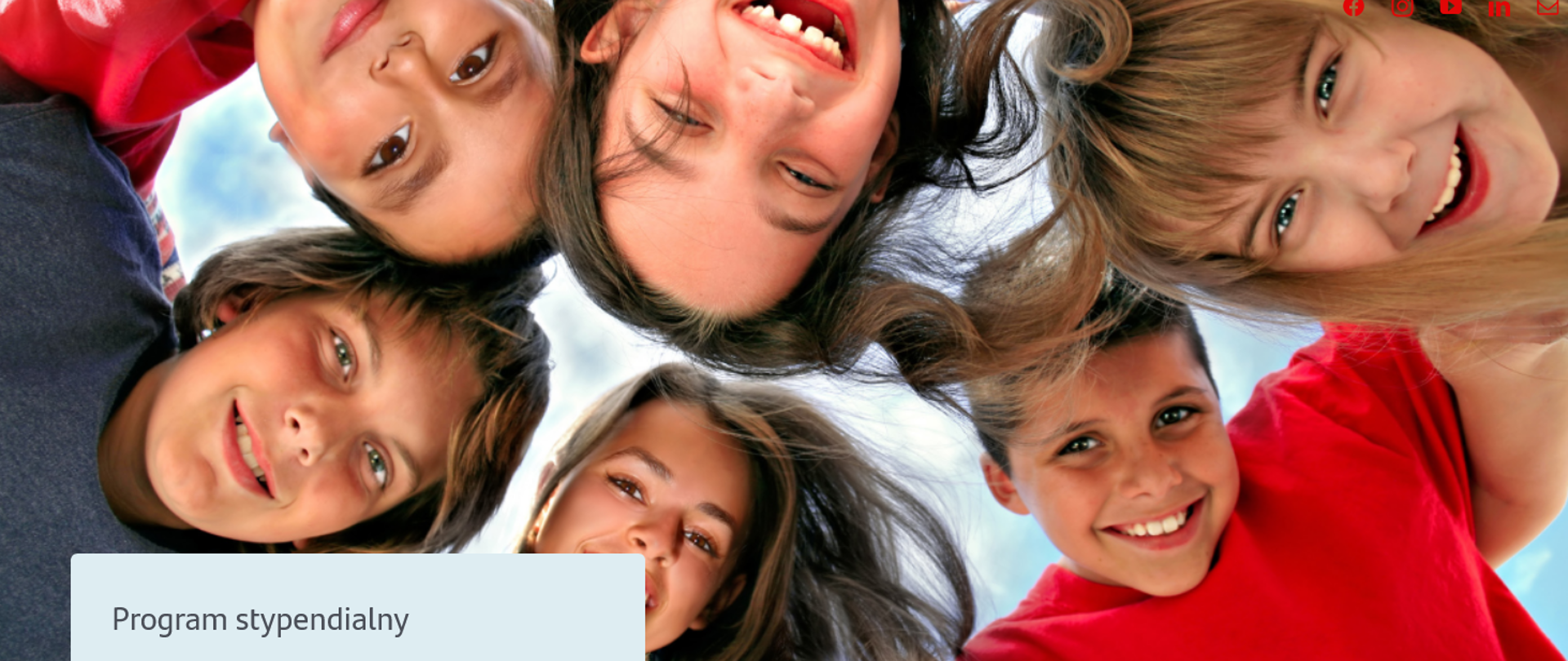 Baner Program stypendialny – Fundacja Santander