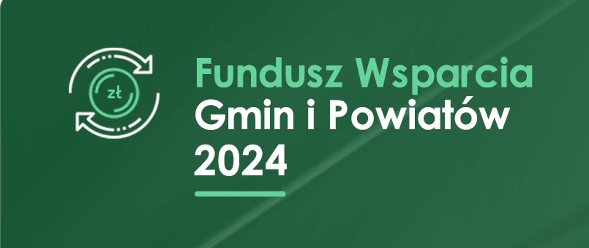 Baner Fundusz Wsparcia Gmin i Powiatów 2024