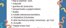 Wyprawka ucznia klasy I
