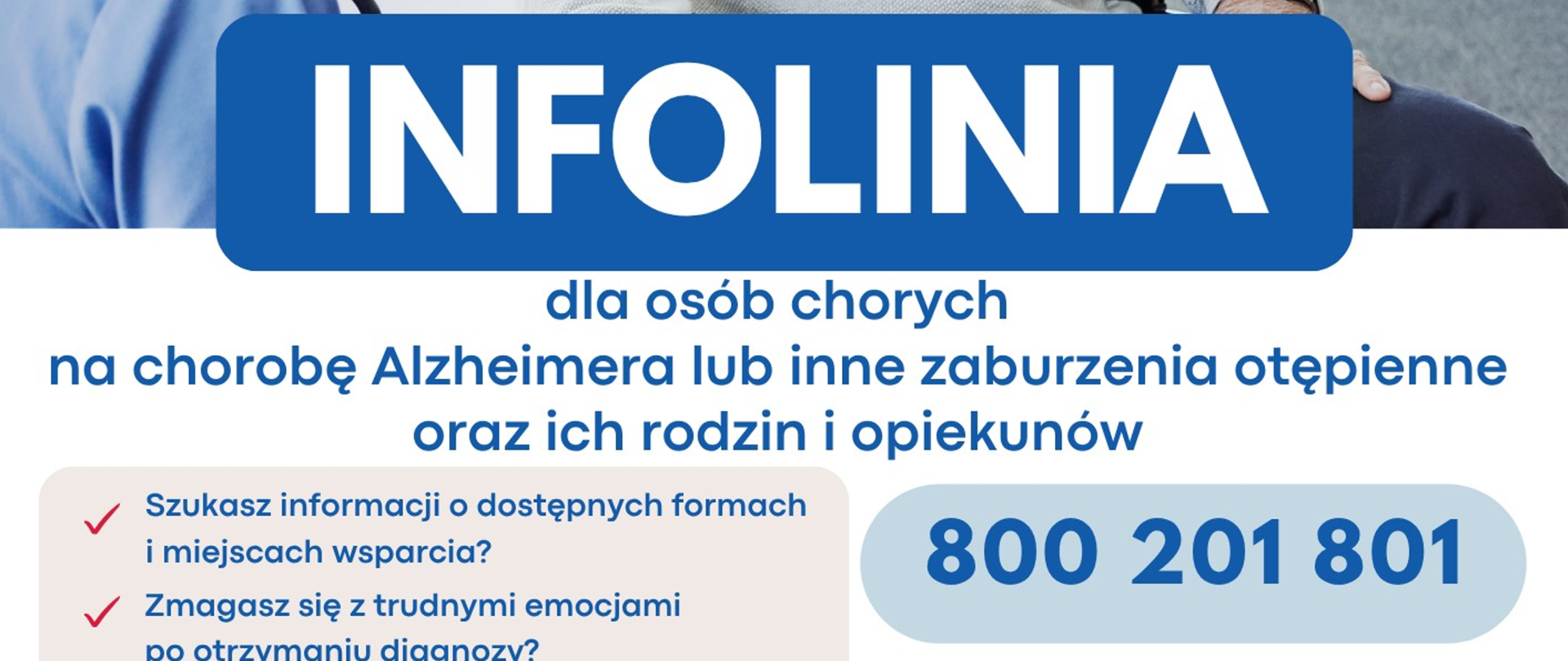 Infolinia dla osób chorych na chorobę Alzheimera