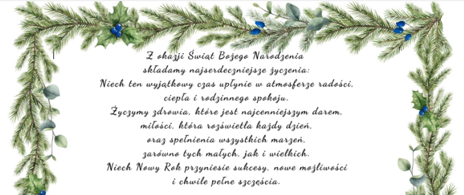 Życzenia Świąteczne
