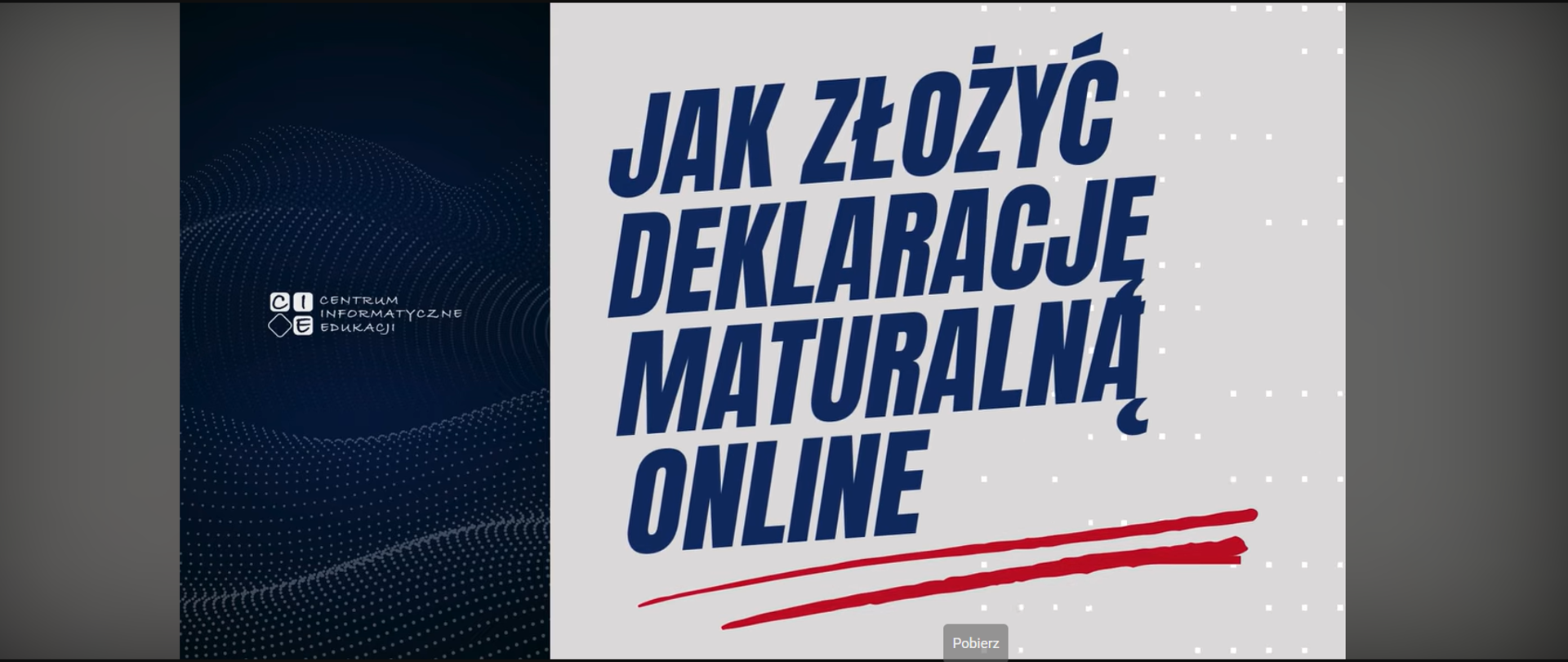 deklaracja maturalna online