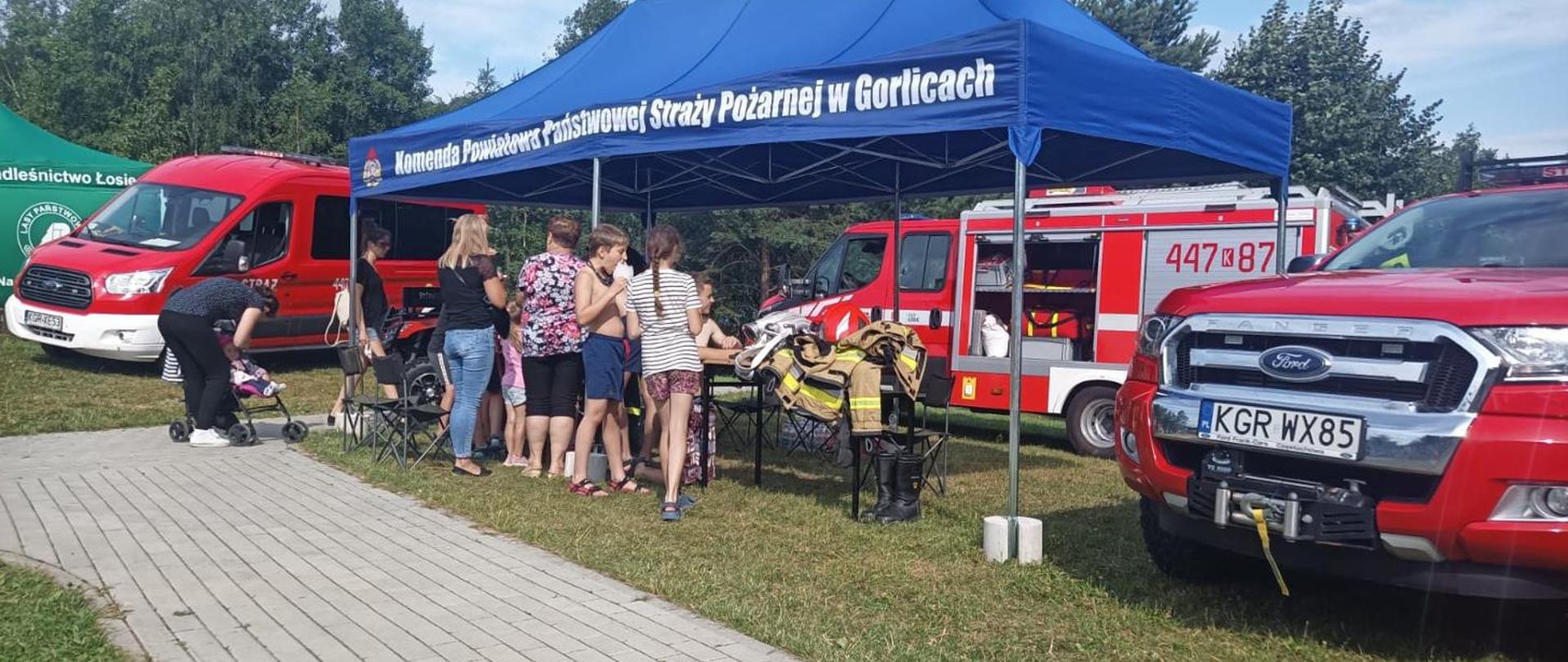stoisko Komendy Powiatowej PSP w Gorlicach