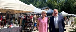 Starosta Hajnowski Andrzej Skiepko i Naczelnik Wydziału Promocji i Rozwoju Andrzej Skiepko