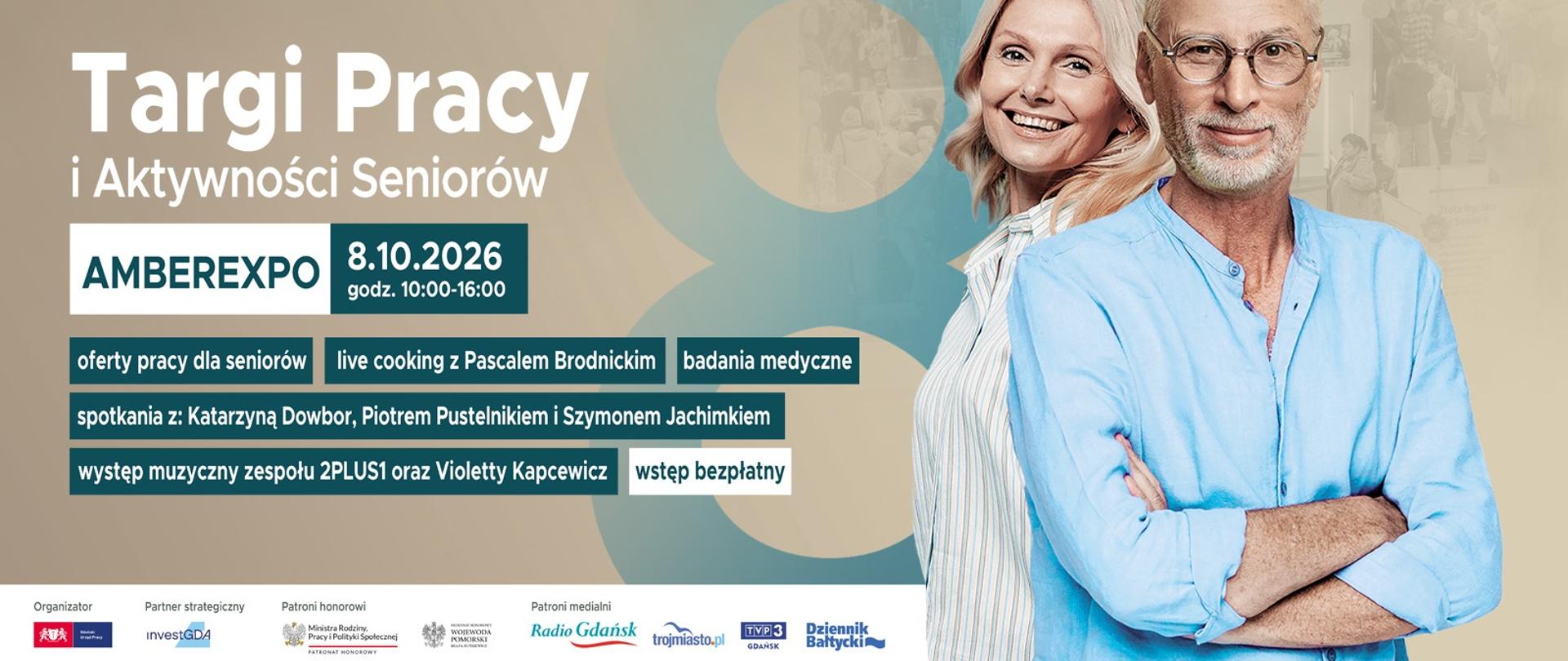 Targi pracy i aktywności seniorów komunikat 8.10.2026 godz. 10:00-16:00