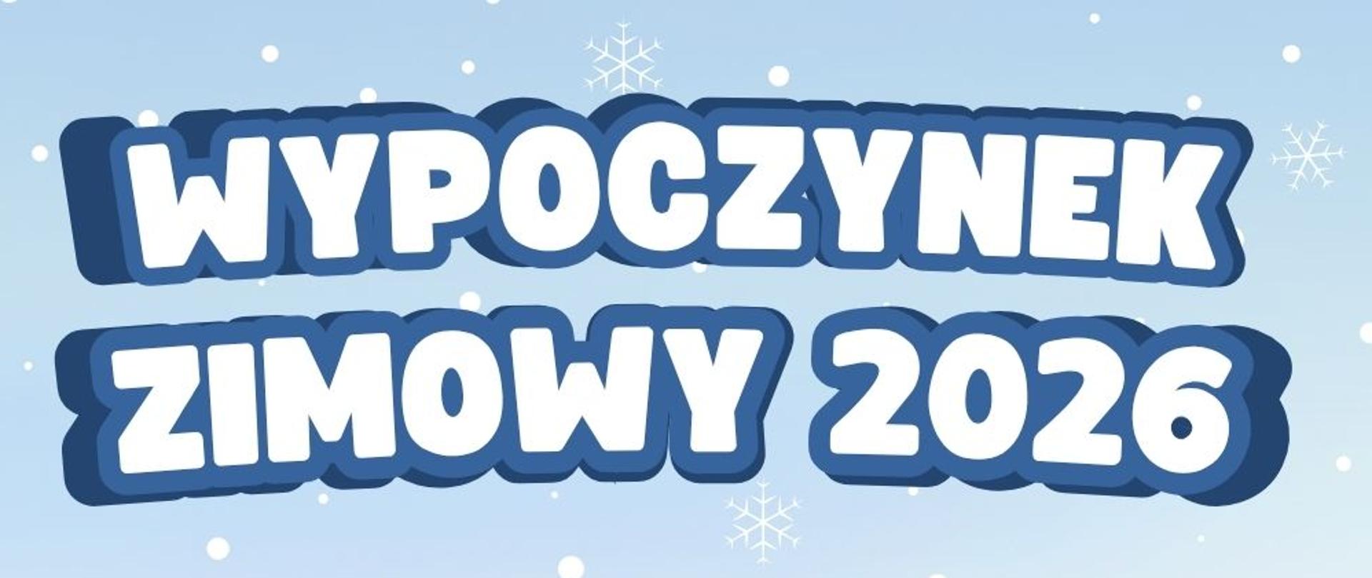 Ruszamy z rekrutacją na zimowy wypoczynek dla dzieci
