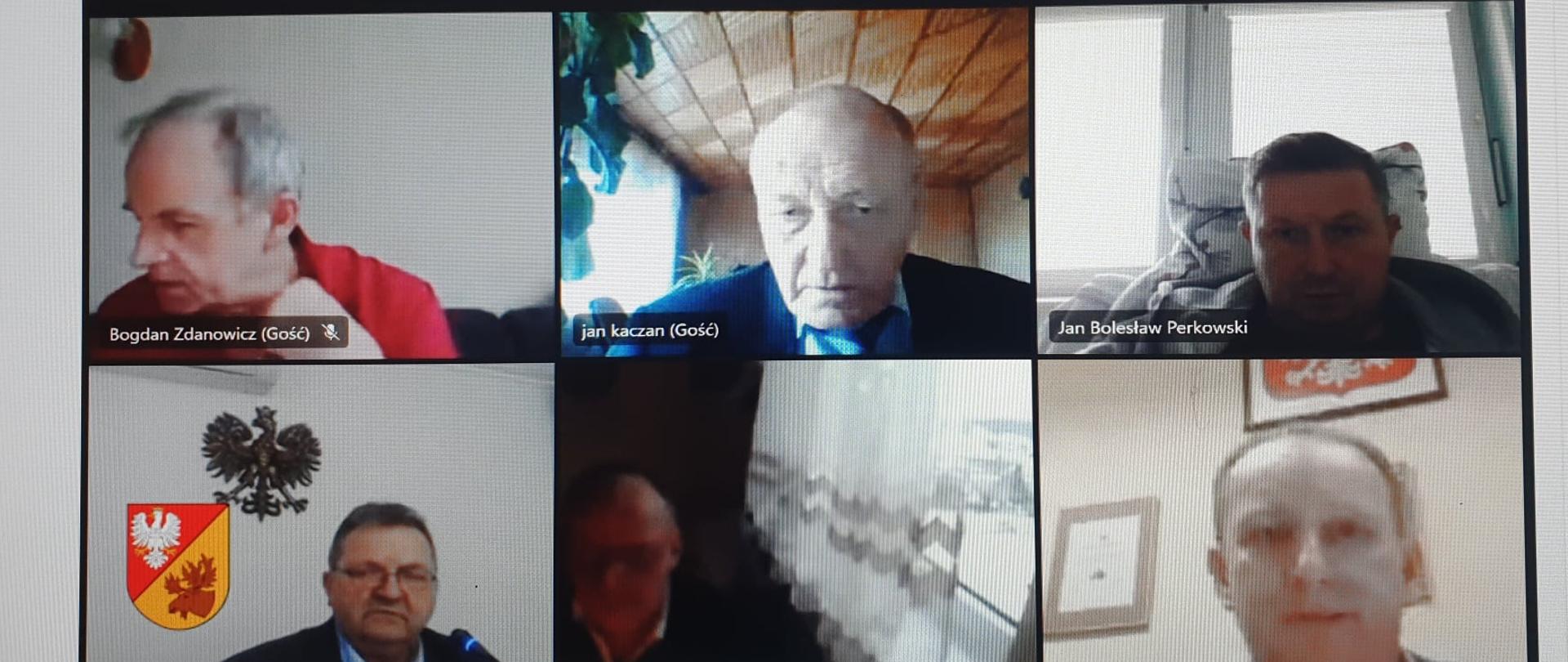 Widok z nagrania w aplikacji teams