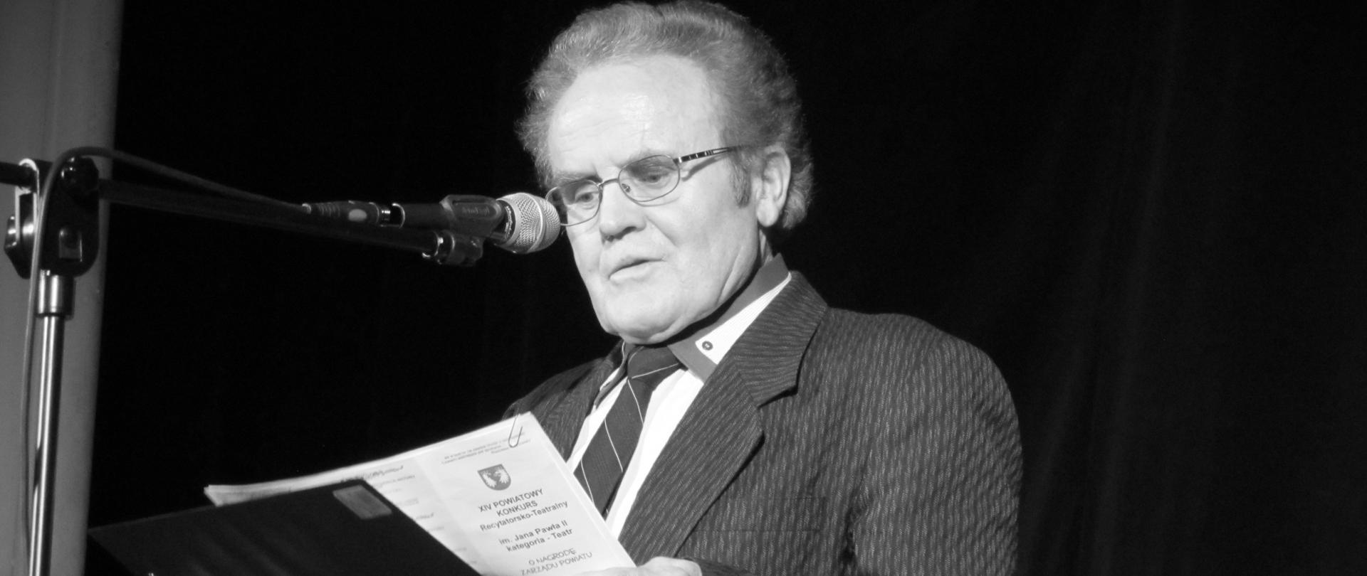 Stanisław Bystrowicz - Powiatowy Konkurs Teatralny im. Jana Pawła II - luty 2014 r.
