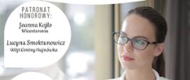 Plakat promujący wydarzenie: Konferencja "Bezpieczna kobieta z klasą". Sprawy ważne dla kobiet. Organizator: Grupa nieformalna Kobiety z klasą, Stowarzyszenie Krynica. 8 października 2021, godz. 16.00-19.00 Urząd Miasta Hajnówka, sala nr 12.