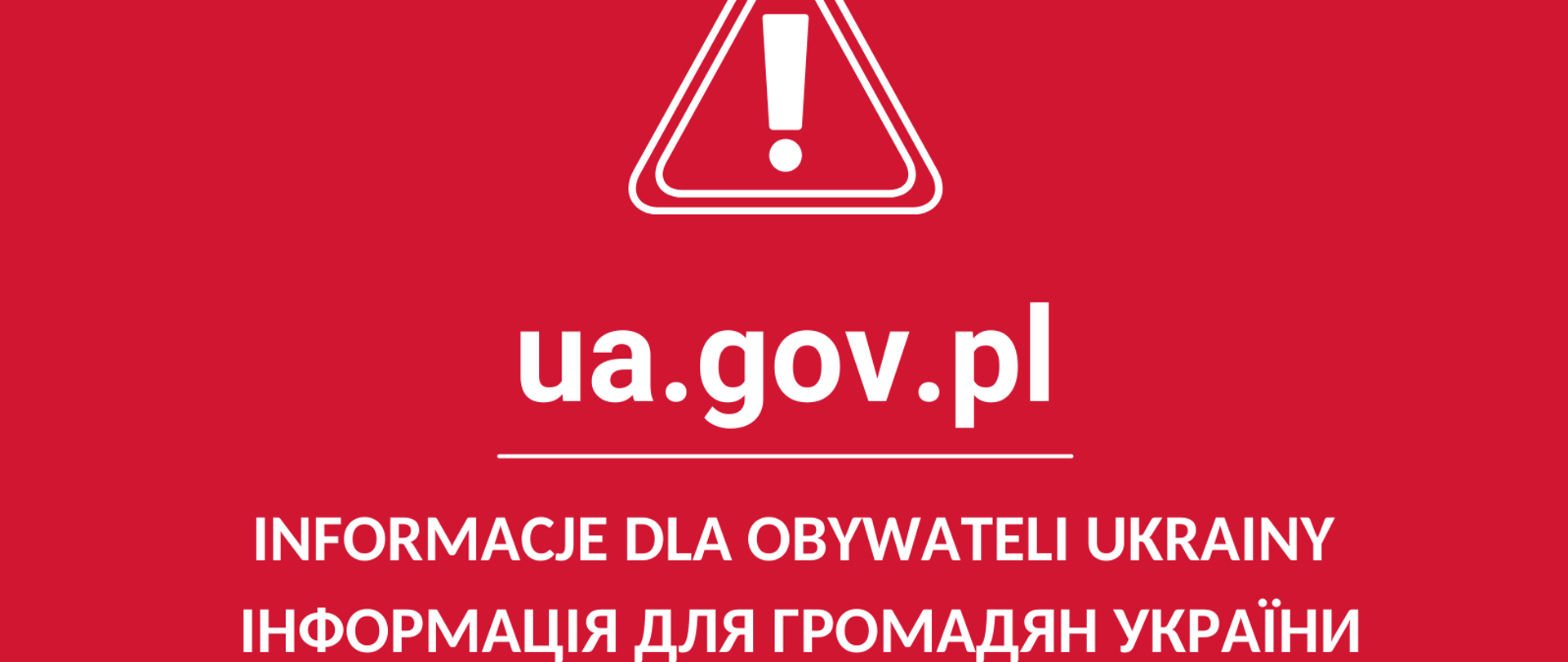 Informacje dla obywateli Ukrainy