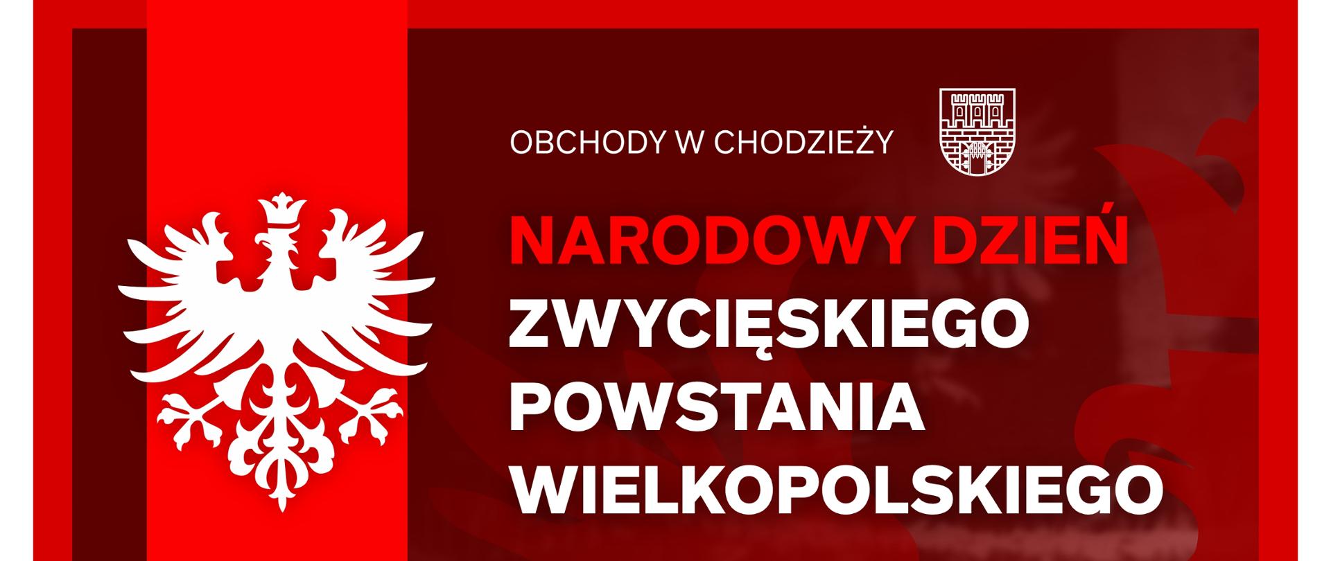 plakat obchody Zwycięskiego Powstania Wielkopolskiego 