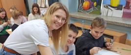 W trakcie pracy Pani Marta udzielała wiele cennych wskazówek