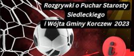 Rozgrywki o Puchar Starosty Siedleckiego i Wójta Gminy Korczew