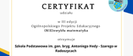 certyfikat
