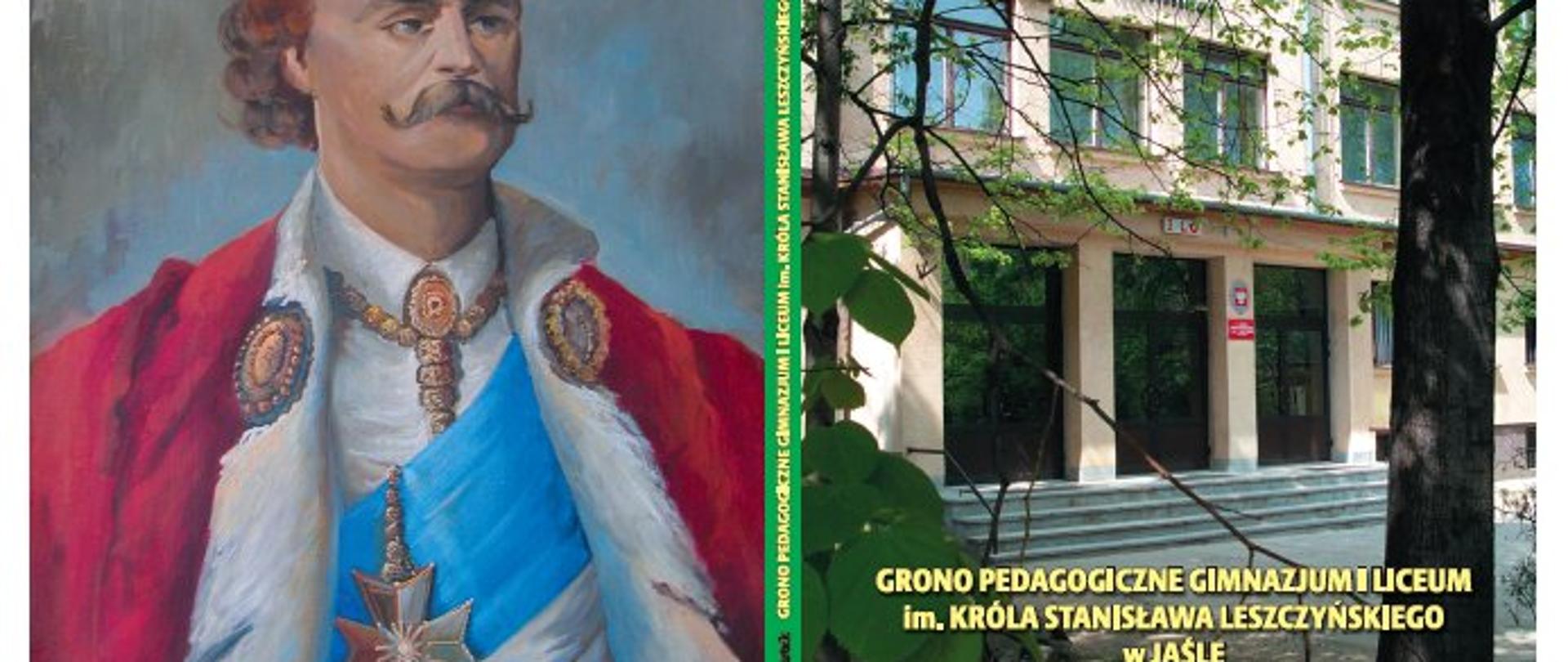 Okładka książki GRONO PEDAGOGICZNE GIMNAZJUM I LICEUM im. KRÓLA STANISŁAWA LESZCZYŃSKIEGO w JAŚLE (1868-2008)