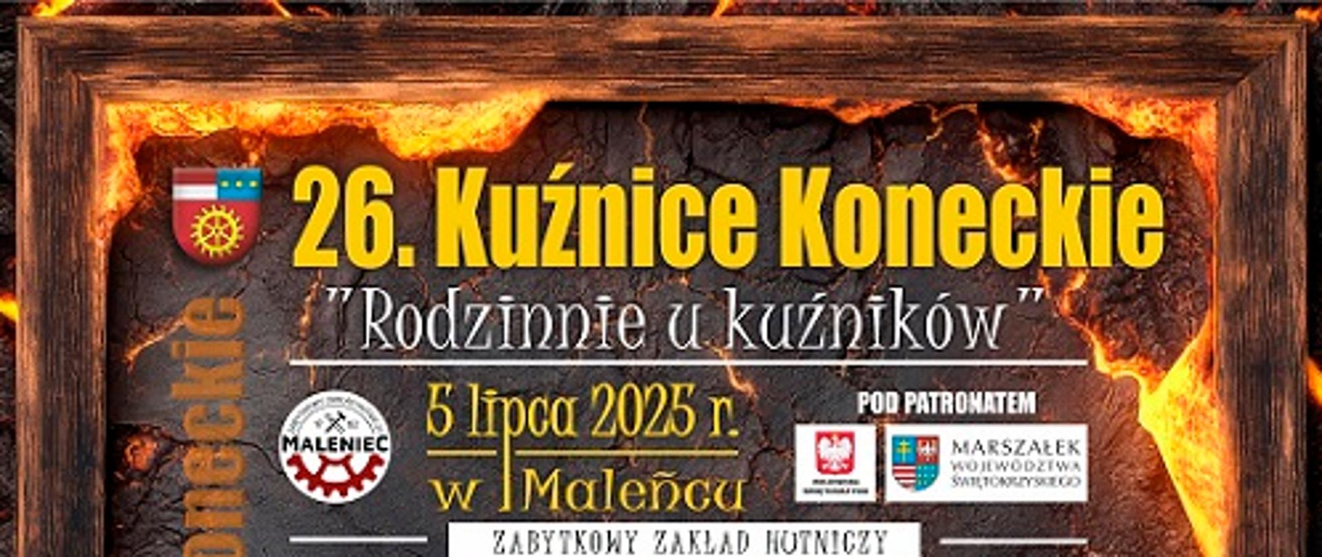 Zapraszamy na XXVI Kuźnice Koneckie – 5 lipca 2025