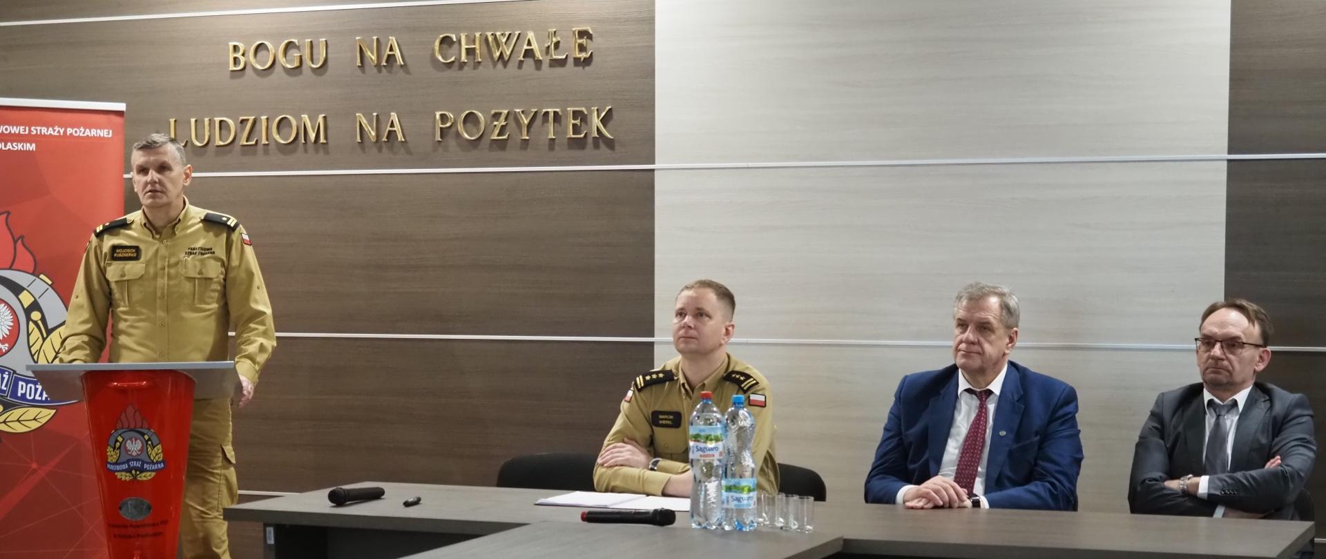Spotkanie podsumowujące funkcjonowania ochrony przeciwpożarowej