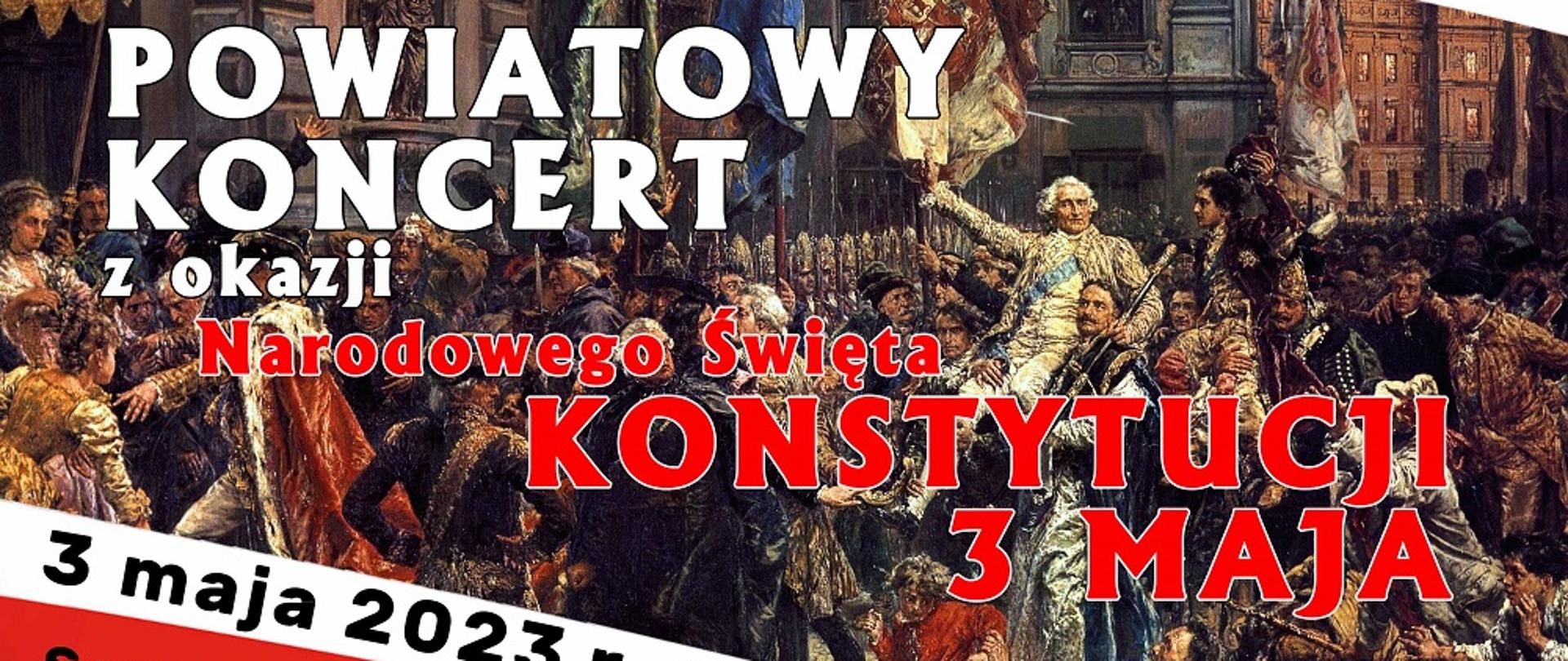 zaproszenie na koncert z okazji święta 3 maja