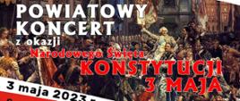 zaproszenie na koncert z okazji święta 3 maja