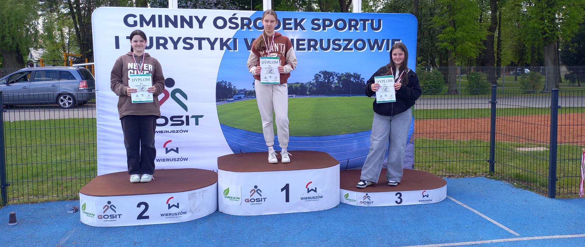 Magda na II miejscu podium